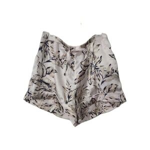 House of Harlow Pajama Drawstring Short with pockets, Pink Floral, Medium
